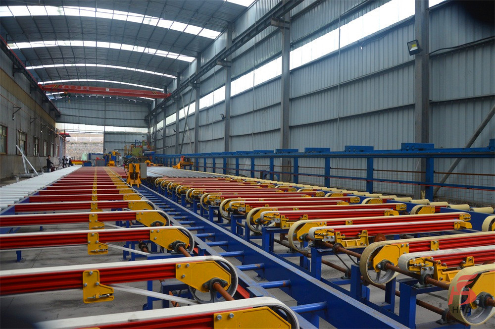 Cold bed production line